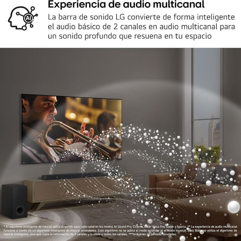 LG S95TR 9.1.5 810 W Negro - Barra de sonido - Ítem3