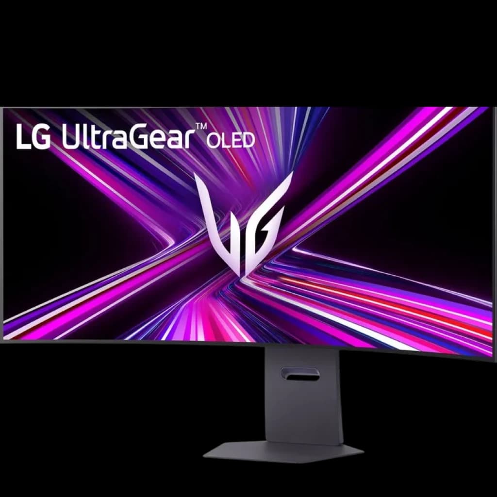 LG UltraGear 45GX950A-B écran OLED 44,5 pouces ultra large incurvé, 5K2K, 165 Hz, 0,03 ms, FreeSync Premium Pro, bords fins, pied robuste ajustable