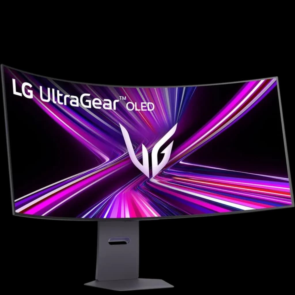 LG UltraGear 45GX950A-B 44,5 pouces OLED incurvé ultralarge, écran 5K2K 165 Hz 0,03 ms avec FreeSync Premium Pro, couleurs vives et bords fins