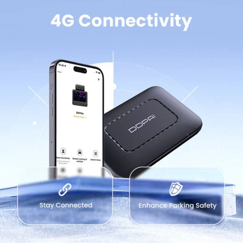 DDPAI Z50 Pro 4K Dual Dash Cam - Caméra embarquée pour voiture, 4G