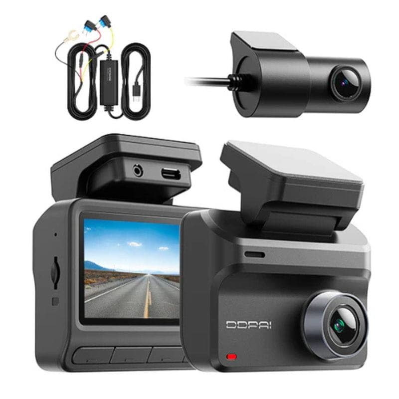 DDPAI Z50 Pro 4K Dual Dash Cam - Caméra embarquée pour voiture, contenu de l'emballage