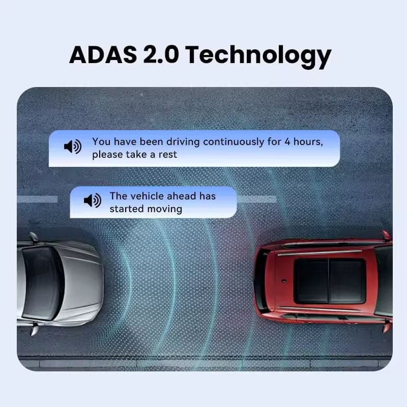 DDPAI Z50 Pro 4G Dual 4K Dash Cam - Câmara para automóvel, com tecnologia ADAS 2.0