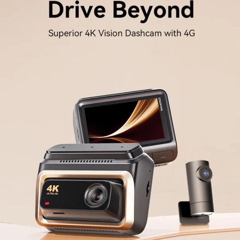 DDPAI Z60 Pro 4K Dual Dash Cam - Caméra embarquée pour voiture, 4K