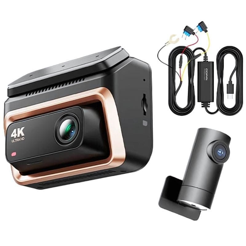 DDPAI Z60 Pro 4K Dual Dash Cam - Caméra pour voiture, contenu de l'emballage