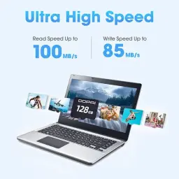 DDPAI Cartão microSD de 128 GB para Dash Cam com velocidades de leitura até 100 MB/s e gravação até 85 MB/s, ideal para vídeos em alta definição