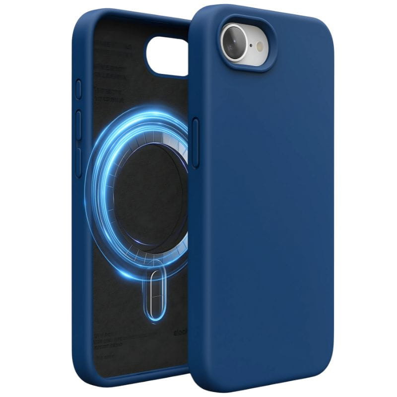 Funda suave azul para iPhone 16e compatible con Magsafe - Ítem