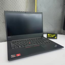 Portátil Lenovo ThinkPad E485 14 pulgadas negro, teclado QWERTZ con trackpoint rojo, lector de huellas, chasis robusto, pantalla mate, estado excelente