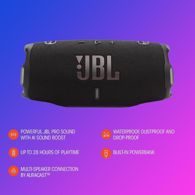 JBL Charge 6 Bleu - Ítem5