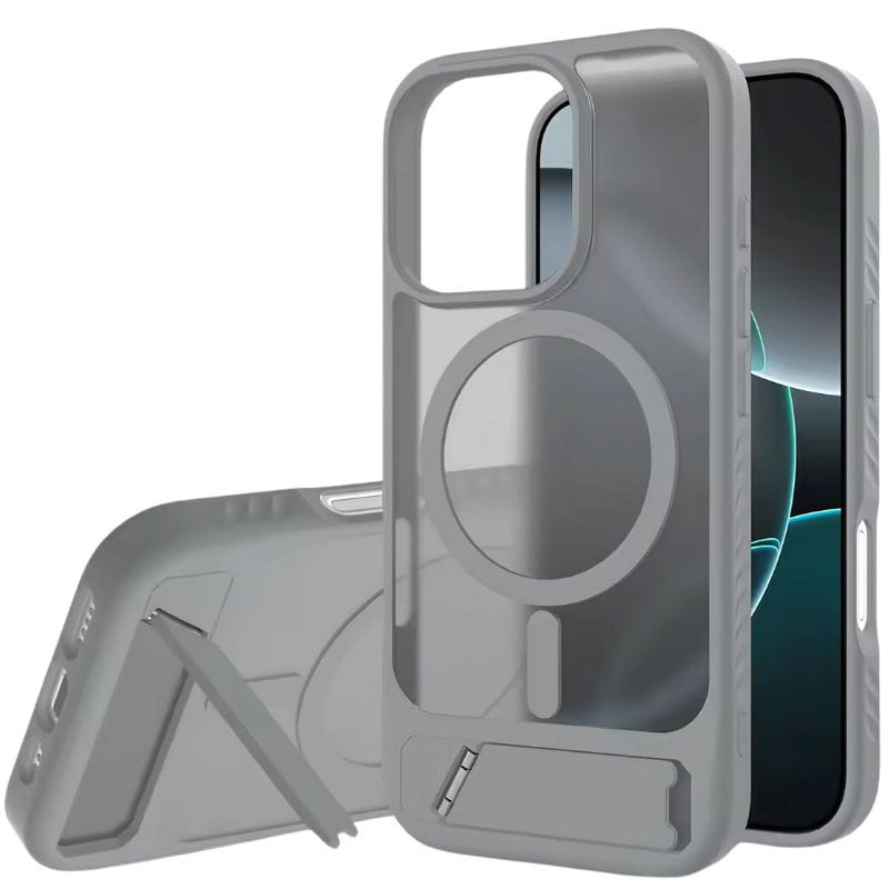 Nillkin Capa magnética com suporte para iPhone 16 Pro Max - Cinzento - Item