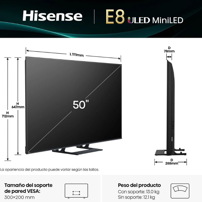 Hisense 50E8Q 50
