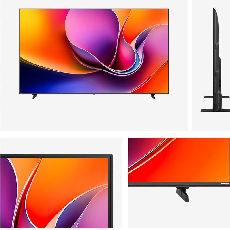 Hisense 85A6Q 85 pouces 4K Ultra HD LED noir, écran large avec cadres fins, Dolby Vision, IA 4K Upscaler, contrôle vocal, interface Smart TV - Ítem2
