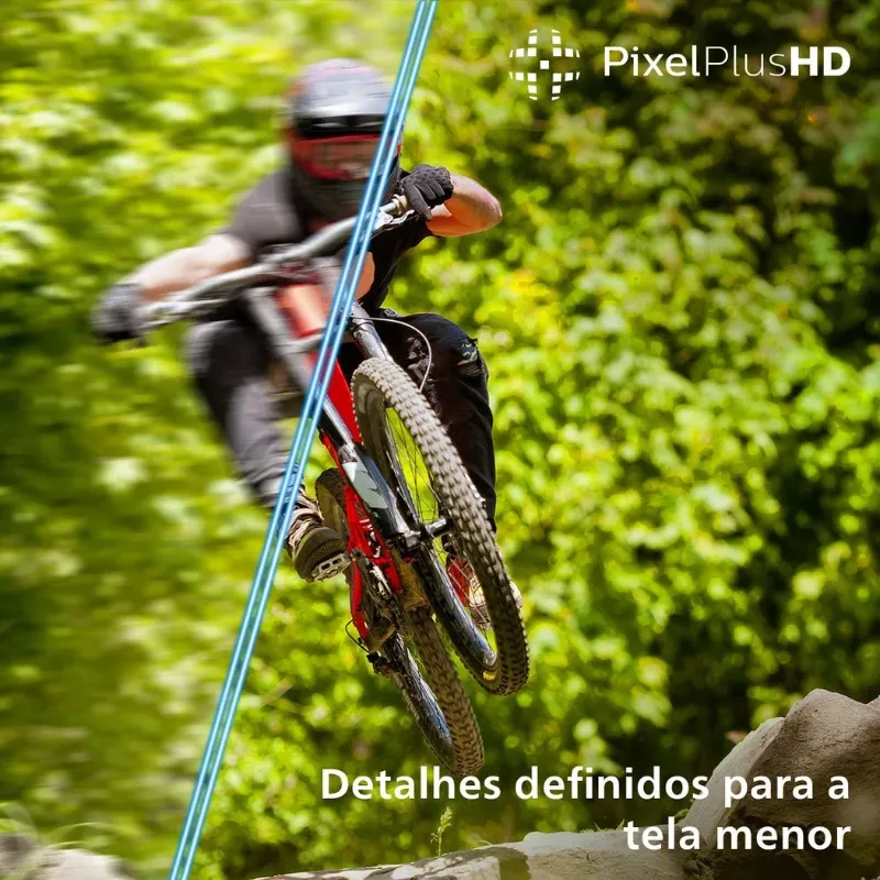 Philips 24PHS6000/12 24 pulgadas HD LED Smart TV negro con diseño compacto, HDR10, Pixel Plus HD, Dolby Audio y Titan OS; biseles finos y peana doble - Ítem1