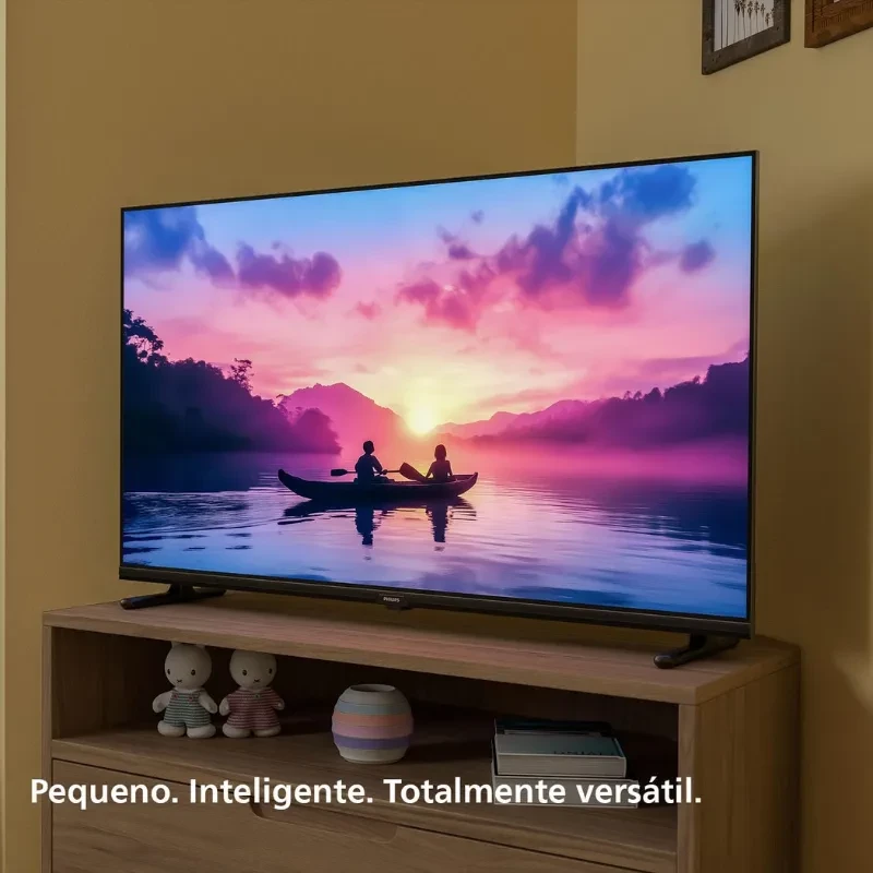 Philips 24PHS6000/12 24 pulgadas HD LED Smart TV negro con diseño compacto, HDR10, Pixel Plus HD, Dolby Audio y Titan OS; biseles finos y peana doble - Ítem3