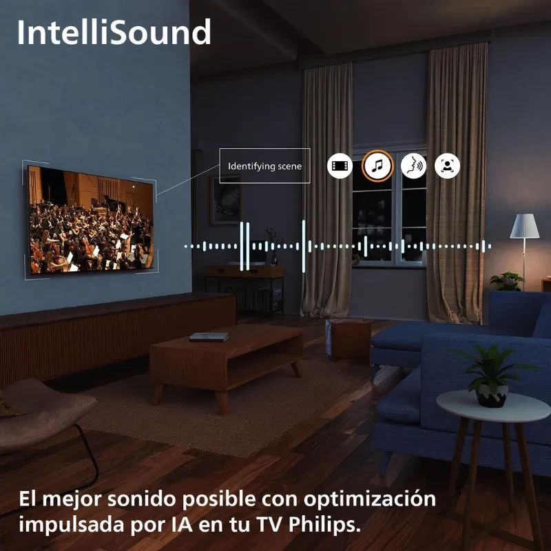 Televisão Philips 50PUS7000/12 50 polegadas 4K Ultra HD LED, moldura preta fina, ecrã amplo com cores vivas e detalhes nítidos - Item4