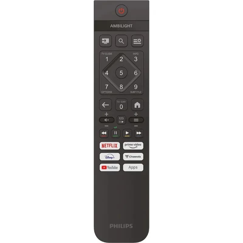 Étiquette énergie pour Philips 55PUS7000/12 noir: classe E, 64 kWh/1000h, HDR, 4K 3840 px, diagonale 139 cm, écran LED fin et élégant