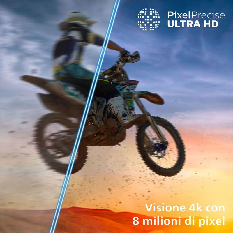 Philips 65PUS8010/12 65 pulgadas 4K Ultra HD con Ambilight, HDR10+, Dolby Atmos y Pixel Precise Ultra HD; biseles finos y peana doble elegante - Ítem6