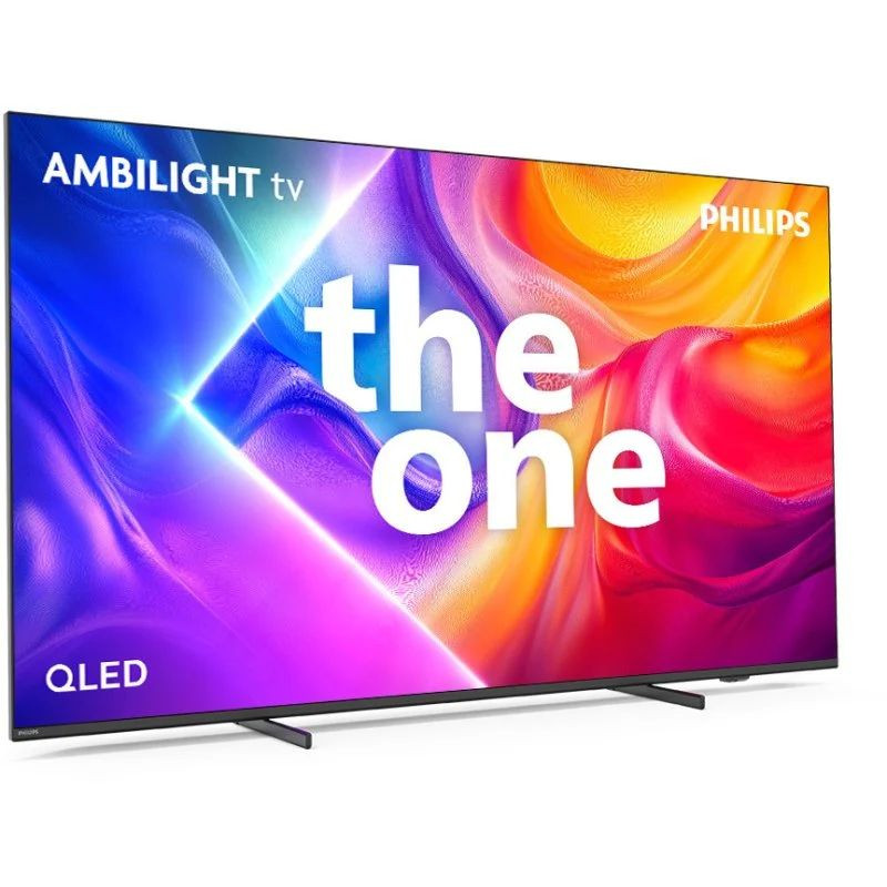 Philips The One 75PUS9010 TV 75 pouces 4K UHD QLED avec Ambilight, écran bord à bord, couleurs vives et contraste profond pour contenu HDR - Ítem1