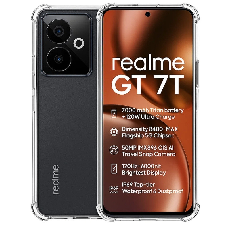 Capa de silicone Reinforced Realme GT 7T - Item