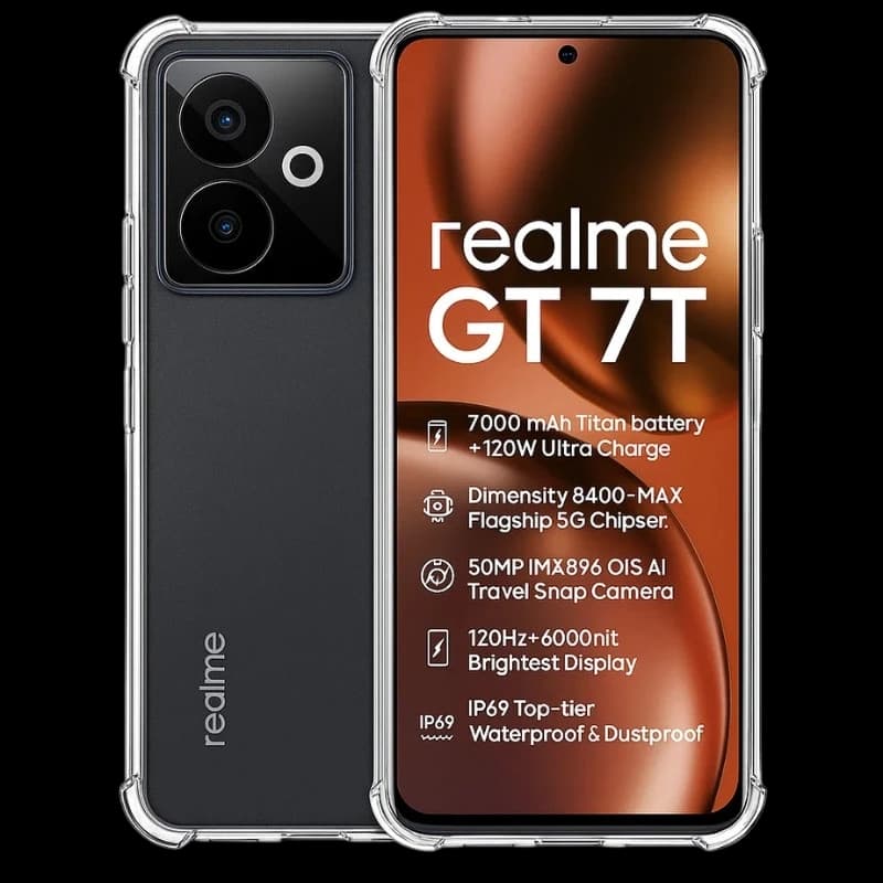 Capa de silicone Reinforced Realme GT 7T
