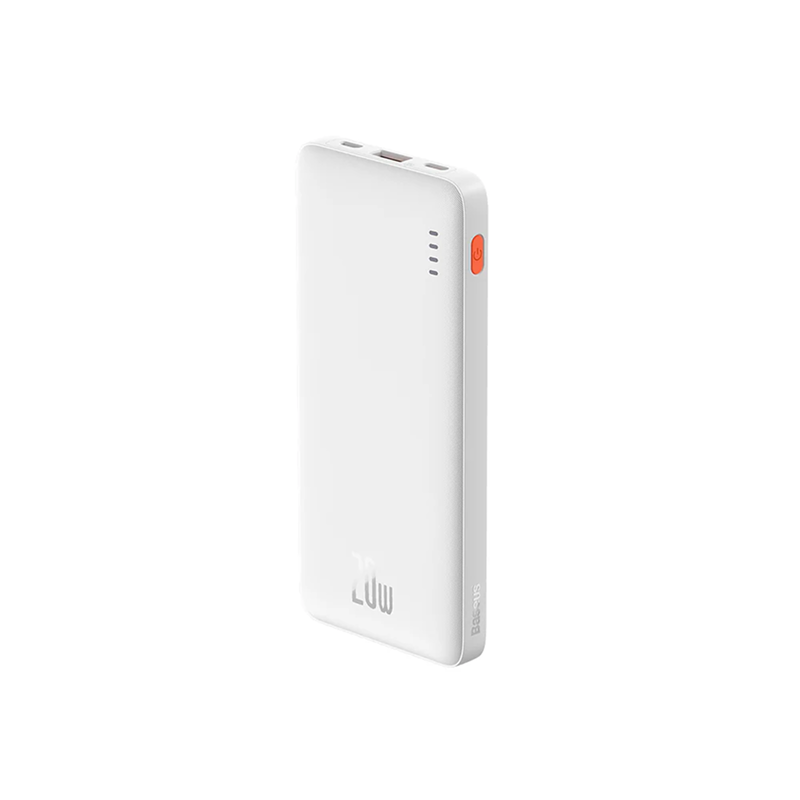 Power Bank Slim Baseus Airpow 10.000mAh 20W - Branco - Item