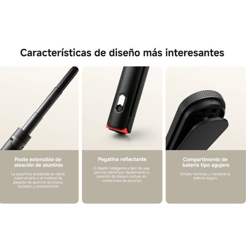 Xiaomi Zoom Floor Selfie Stick Tripod 62", características mas relevantes