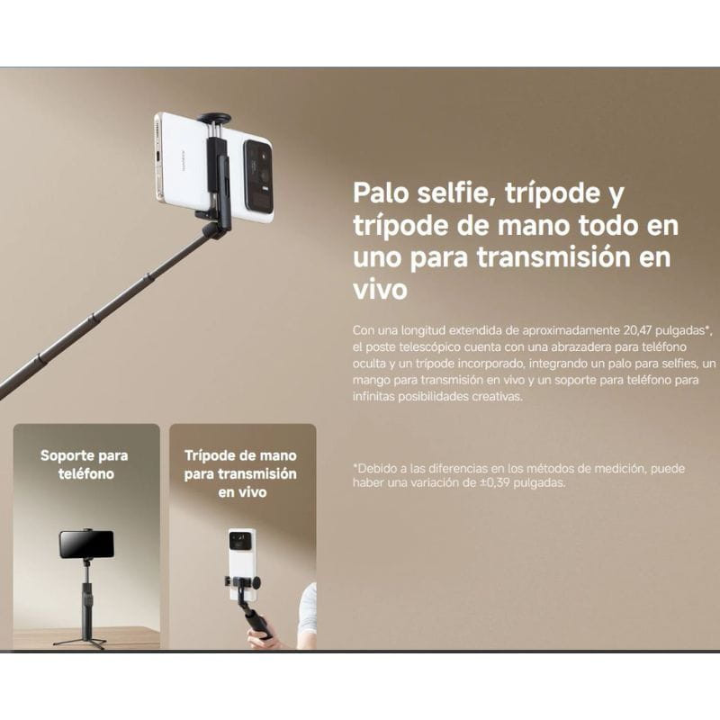 Xiaomi Selfie Stick Tripod Mini - Ítem6