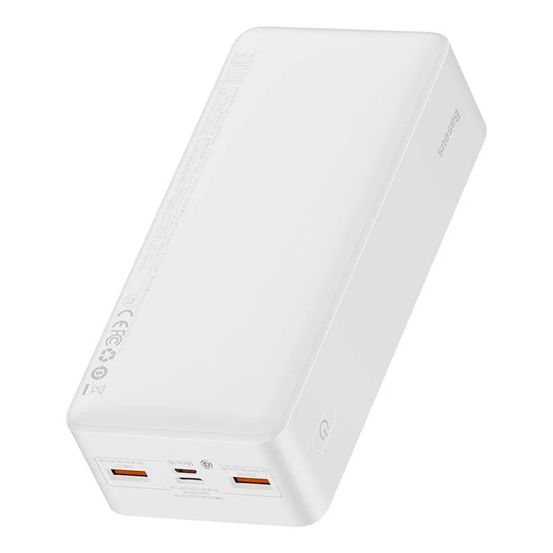 Power Bank con 2 Puertos USB-A + 1 USB-C Baseus- Blanco - Ítem1