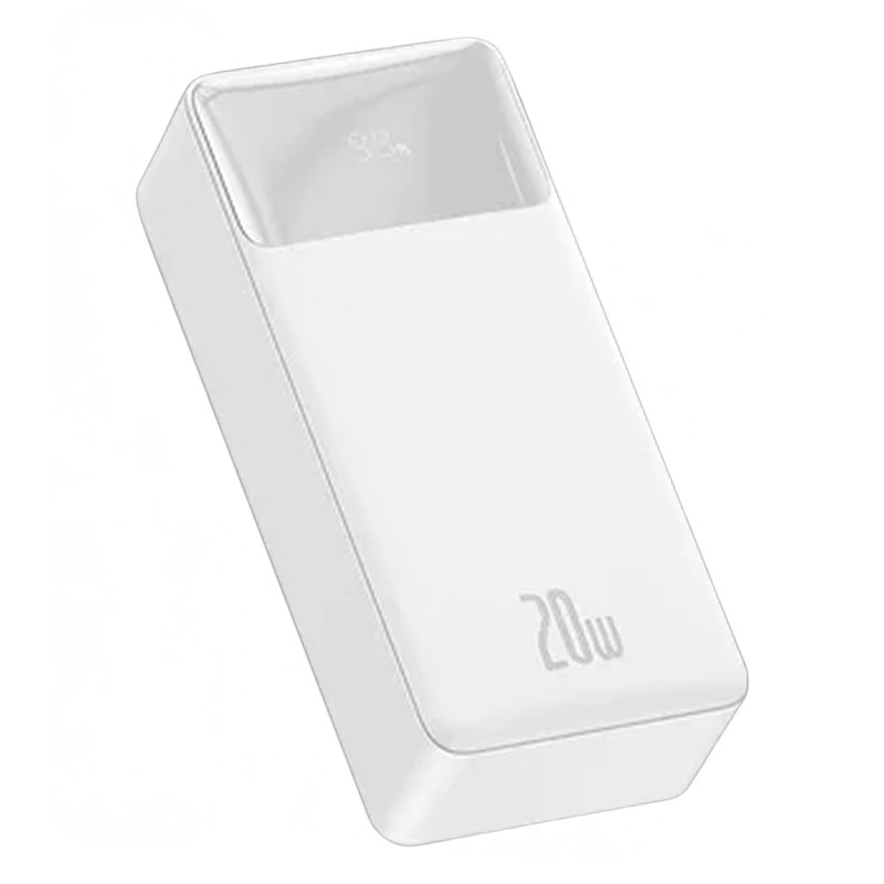 Power Bank con 2 Puertos USB-A + 1 USB-C Baseus- Blanco - Ítem