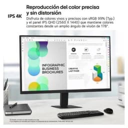 LG 27U631A-B 27 Quad HD IPS 100 Hz Preto, 4K