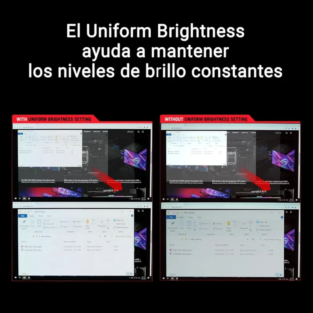 ASUS XG27AQDMG 27 pol OLED Quad HD com moldura fina, base robusta ajustável, logotipo ROG iluminado e cores vibrantes ideais para jogos - Item8