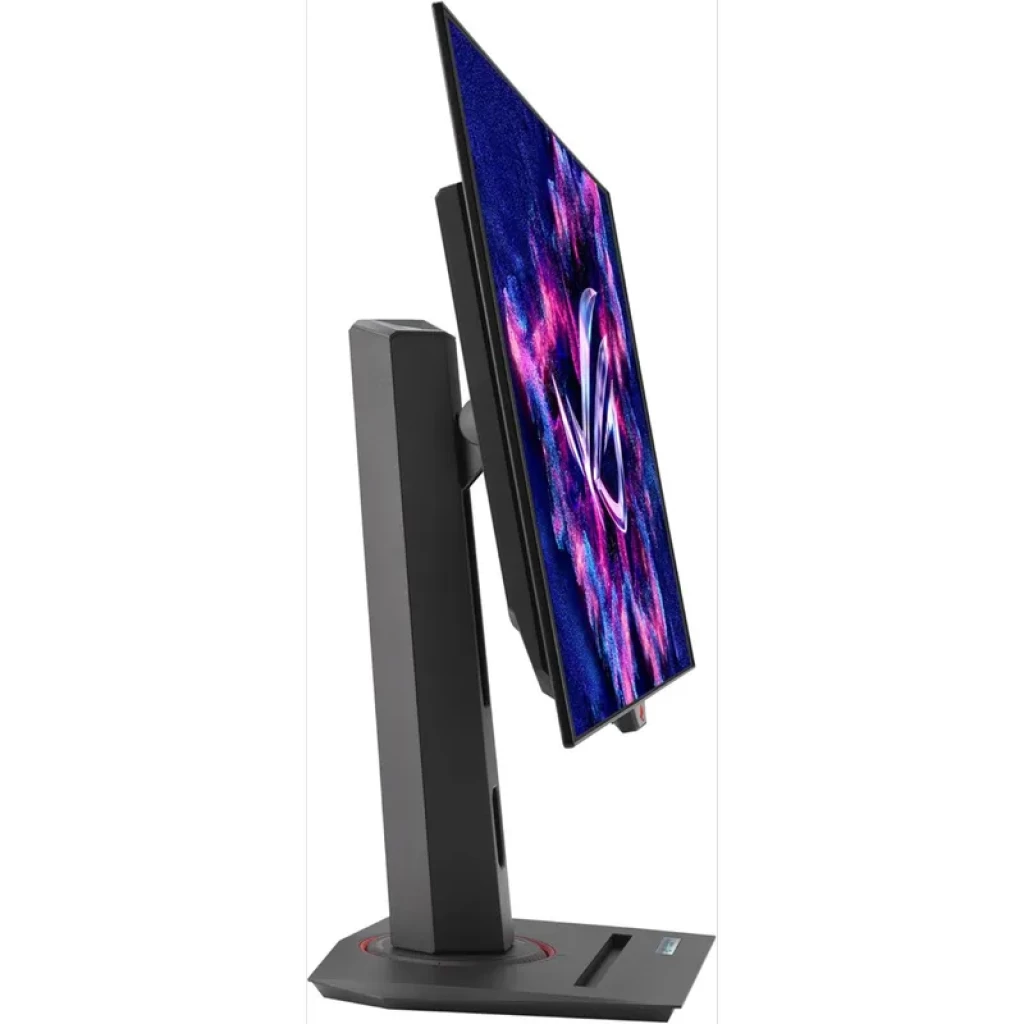 ASUS XG27AQDMG 27 pol OLED Quad HD com moldura fina, base robusta ajustável, logotipo ROG iluminado e cores vibrantes ideais para jogos - Item3