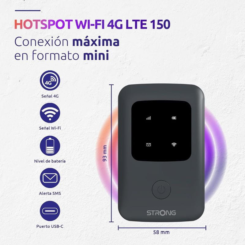 Strong MIFI 150 4G 4GMIFI150 Router Móvil - Ítem4