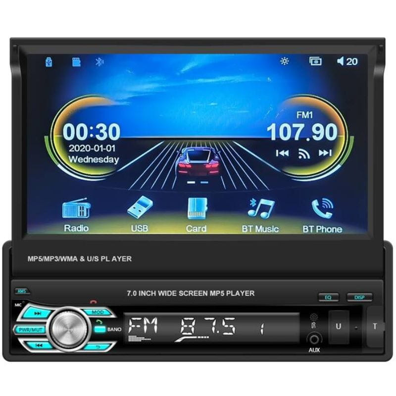  Podofo A3503 7 Pulgadas Carplay y Android Auto - Autorradio DIN 1 - Ítem