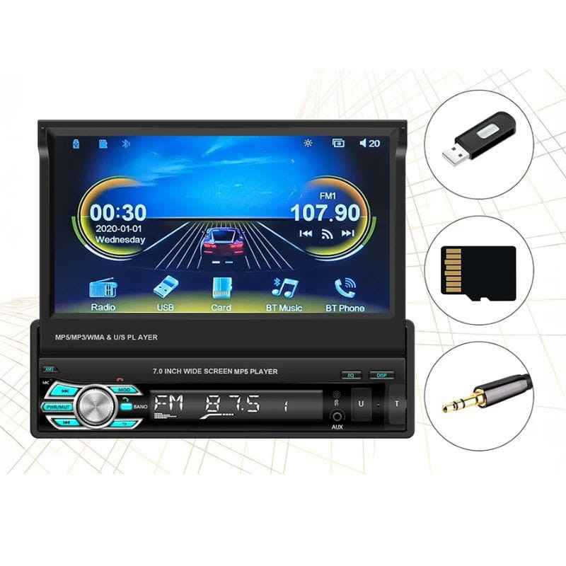  Podofo A3503 7 Pulgadas Carplay y Android Auto - Autorradio DIN 1 - Ítem3