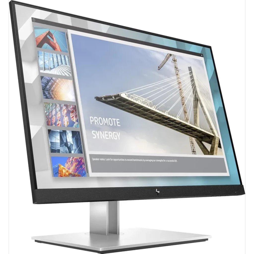 Monitor HPE24i G4 de 24 pulgadas, panel IPS, biseles delgados, base metálica ajustable, pantalla nítida ideal para trabajo y multitarea - Ítem2