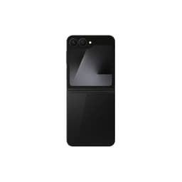 Samsung Galaxy Z Flip7 FE 5G noir pliable, double capteur arrière, écran externe carré brillant, charnière centrale lisse, reconditionné excellent état