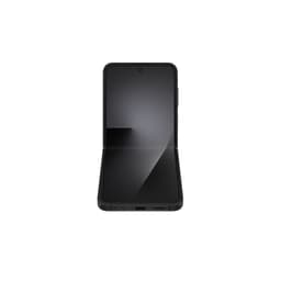 Samsung Galaxy Z Flip7 FE 5G noir, format clapet ouvert, grand écran intérieur brillant, bords fins, charnière discrète, état reconditionné excellent