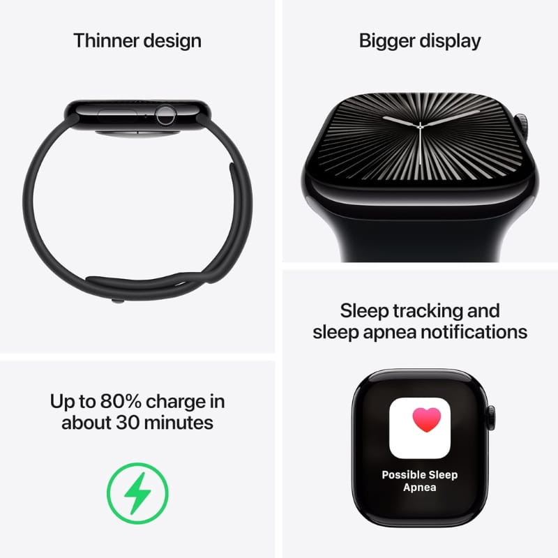 Apple Watch Series 10 GPS + Cellular 42 mm Aluminium Argent - Ítem2