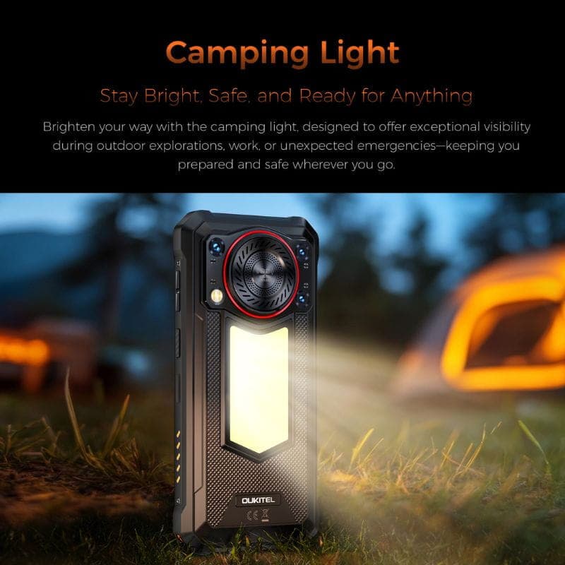 Oukitel WP53S 4GB/128GB Negro Rugged - Con luz para camping