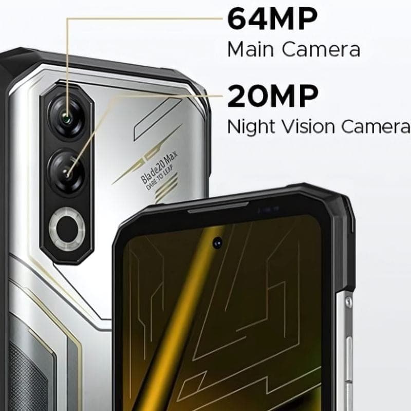 Doogee Blade 20 Max 12GB/1TB Verde Rugged - sistema de câmaras