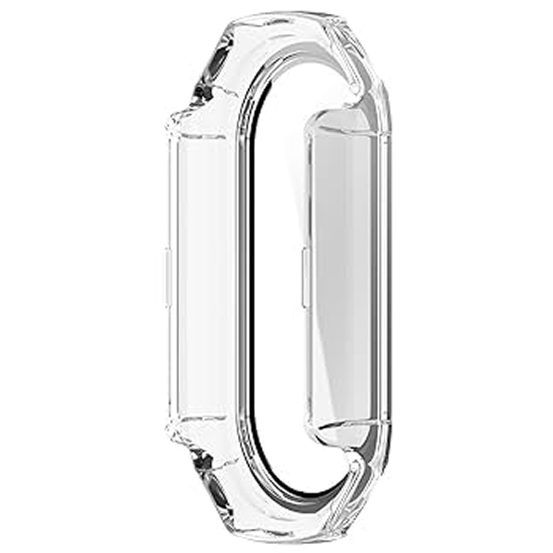 Capa PC + Vidro Temperado Xiaomi Smart Band 10 Transparente - Item1