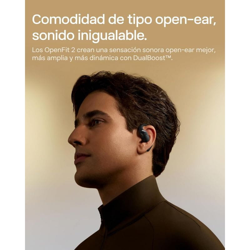 SHOKZ OpenFit 2 Noir – Écouteurs Bluetooth sans fil - Ítem9