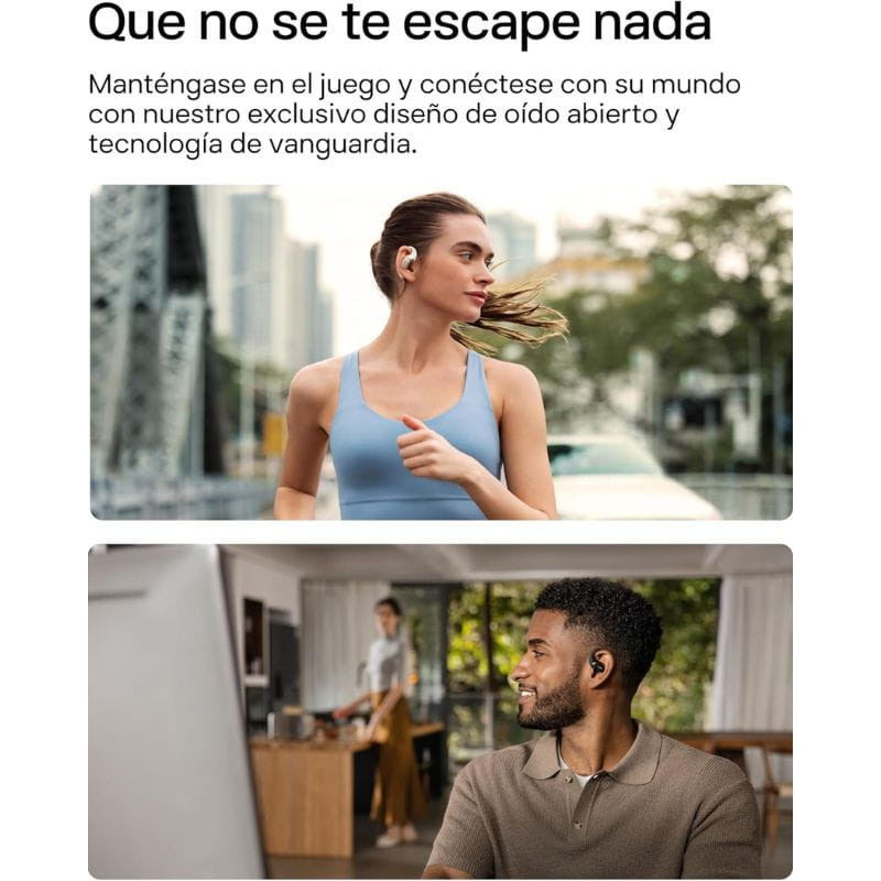 SHOKZ OpenFit 2 Noir – Écouteurs Bluetooth sans fil - Ítem6