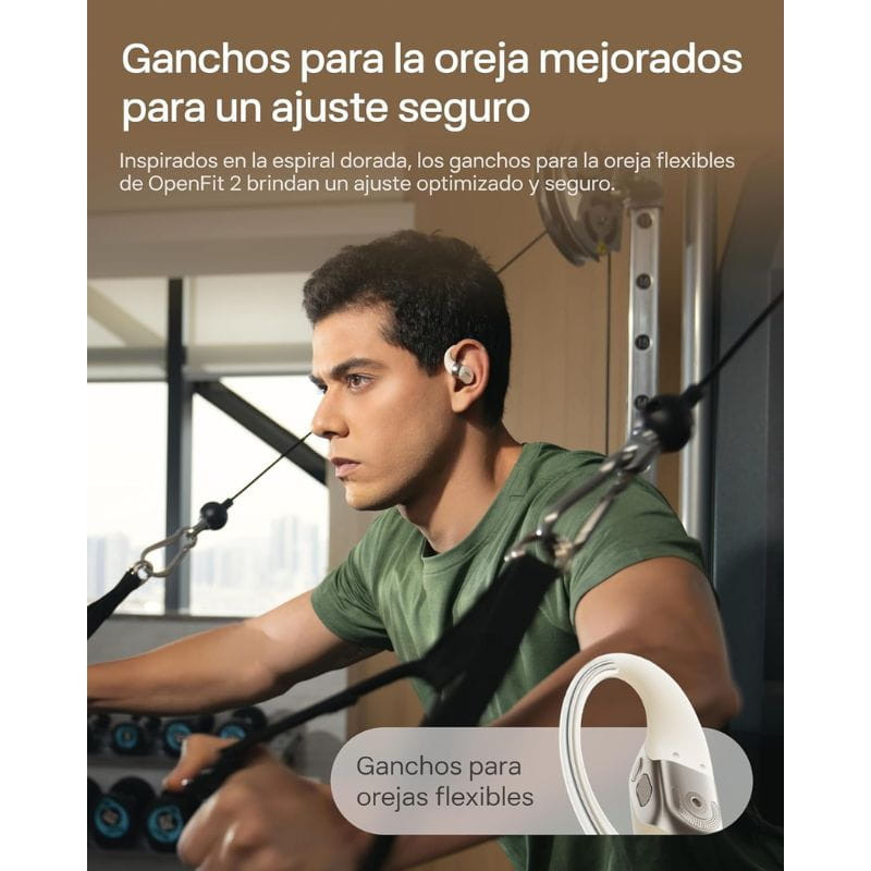 SHOKZ OpenFit 2 Noir – Écouteurs Bluetooth sans fil - Ítem5