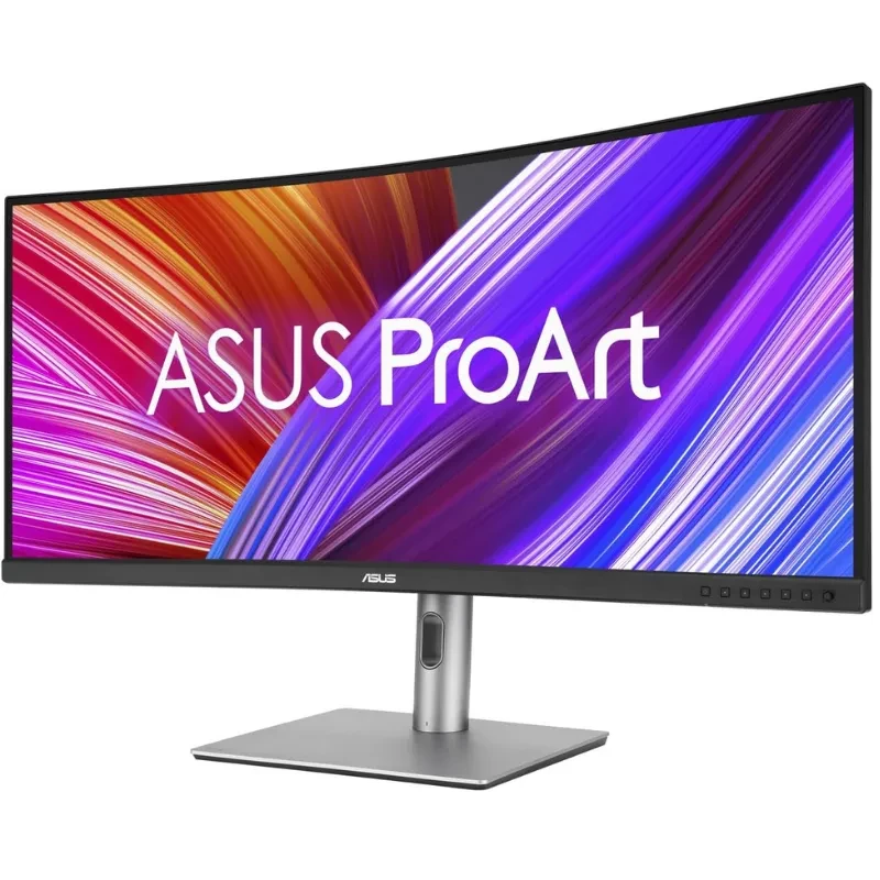 Monitor ASUS ProArt PA34VCNV 34,1 polegadas UltraWide QHD curvo 21:9 IPS 3440x1440 3800R 100% sRGB Rec.709 USB-C RJ45 bordas finas base ajustável - Item1