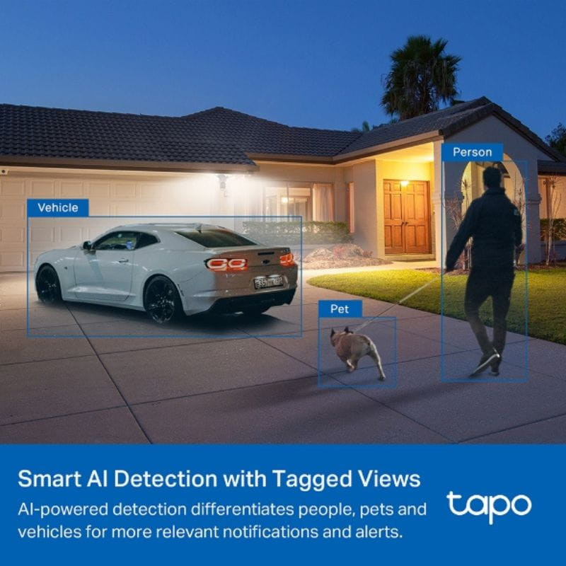 TP-Link Tapo C720 2K- Cámara de seguridad IP Exterior - Ítem4