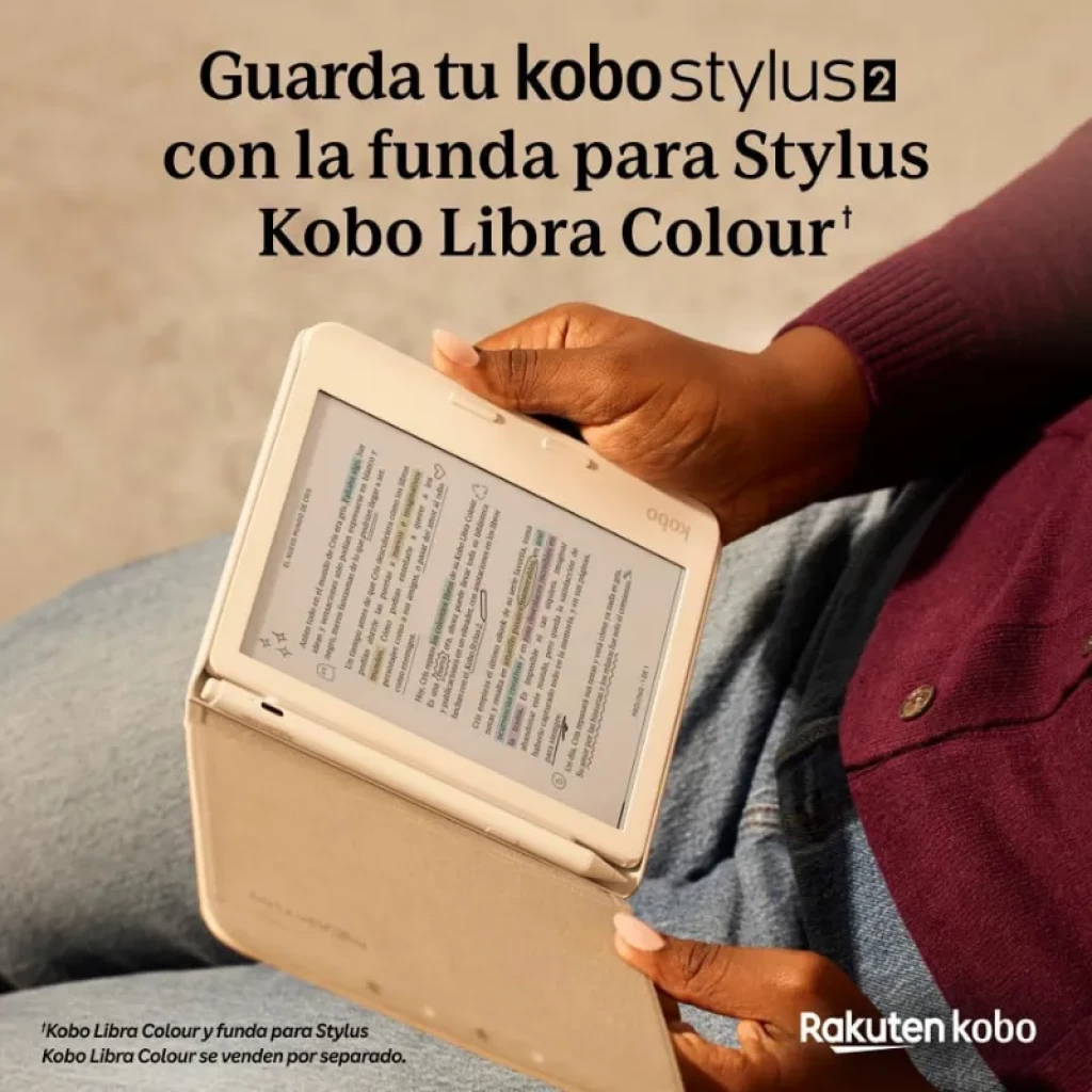 Rakuten Kobo Stylus 2 Blanco para eBooks con cuerpo delgado, botón lateral, punta fina y carga USB-C; diseño minimalista y ergonómico - Ítem8