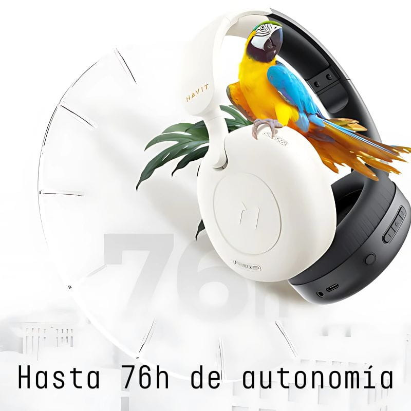 Havit H655BT Bege - Auscultadores Bluetooth - Item2