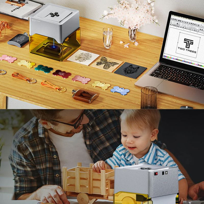 Twotrees TS1 Mini - Gravador a laser 3W - Item1