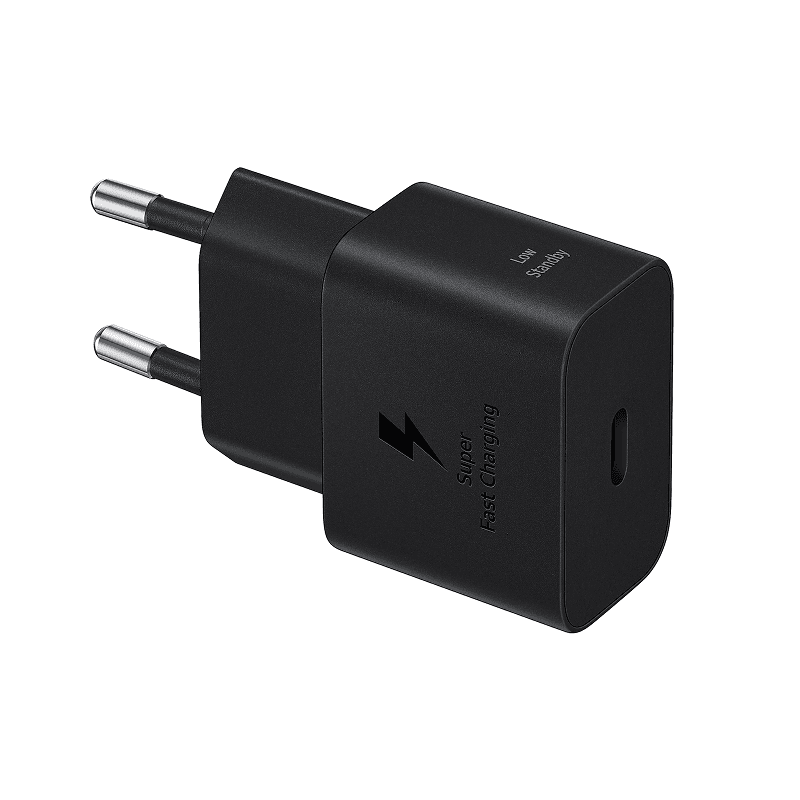 Chargeur Super Rapide 25W avec câble Samsung- 2 x USB-C